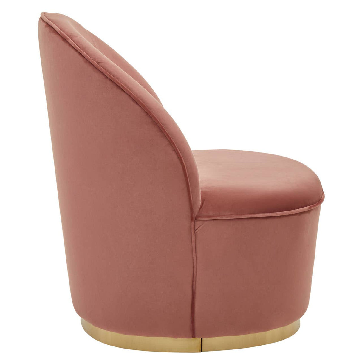 Kids Tamra Gold Base Velvet Chair