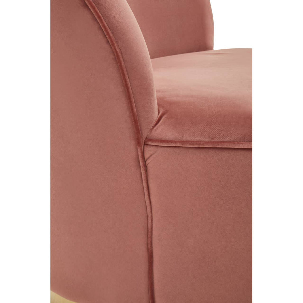 Kids Tamra Gold Base Velvet Chair