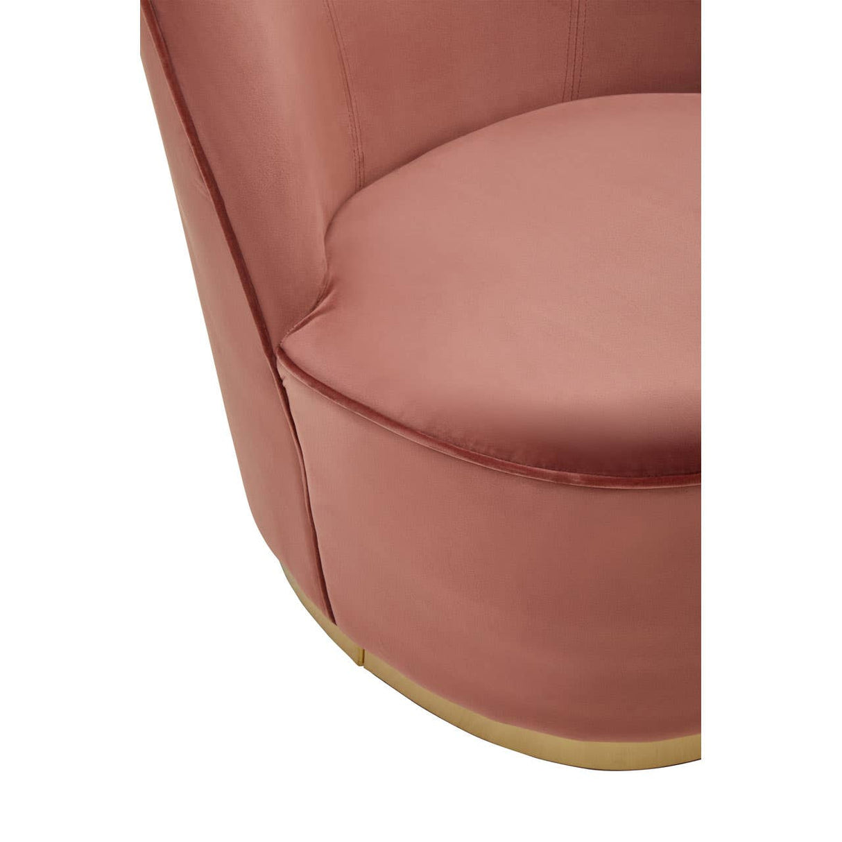 Tamra Velvet Gold Base Chair