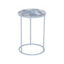 Inventivo Natural And Silver Agate Side Table