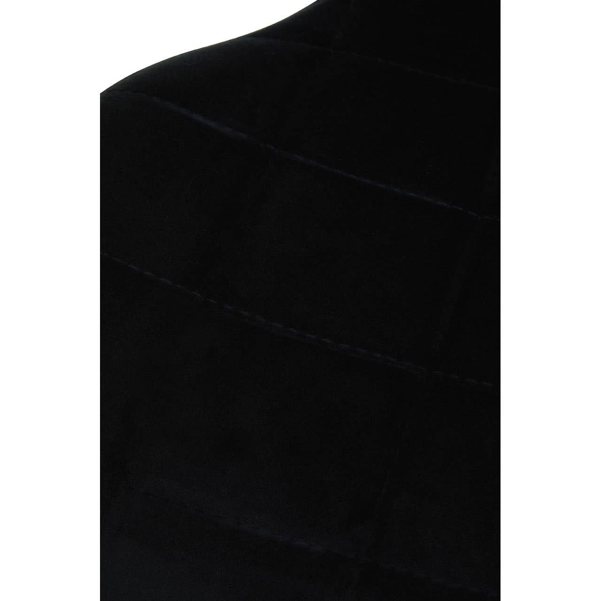 Warton Black Velvet Bar Chair