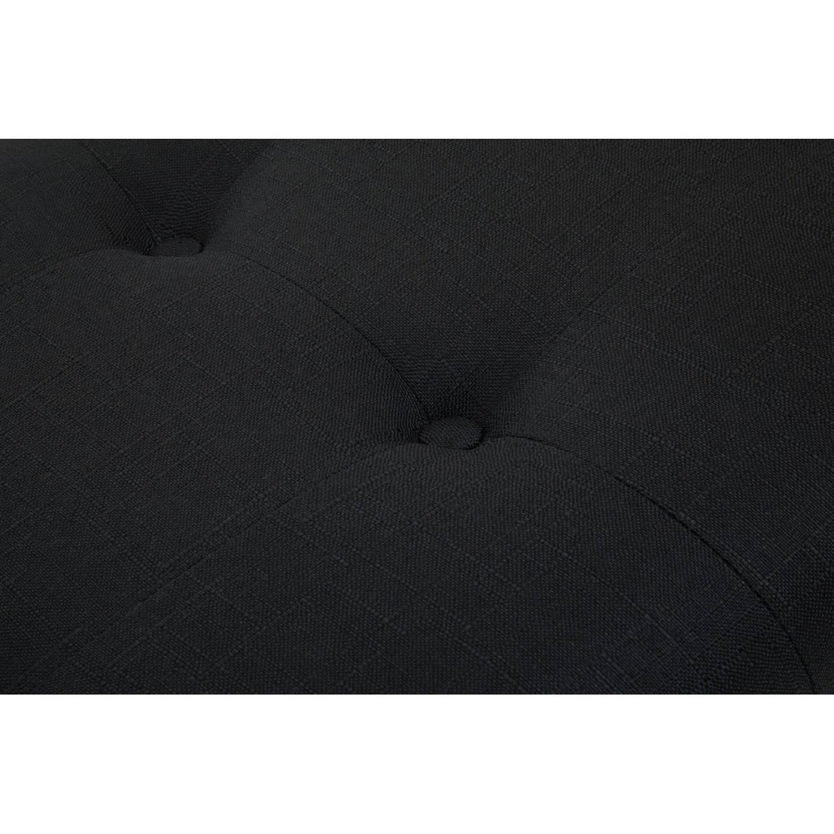 Alea Black Fabric Bench