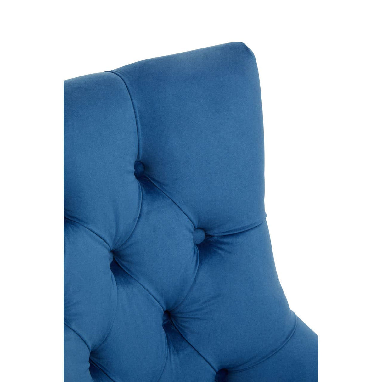 Anita Blue Velvet Office Chair