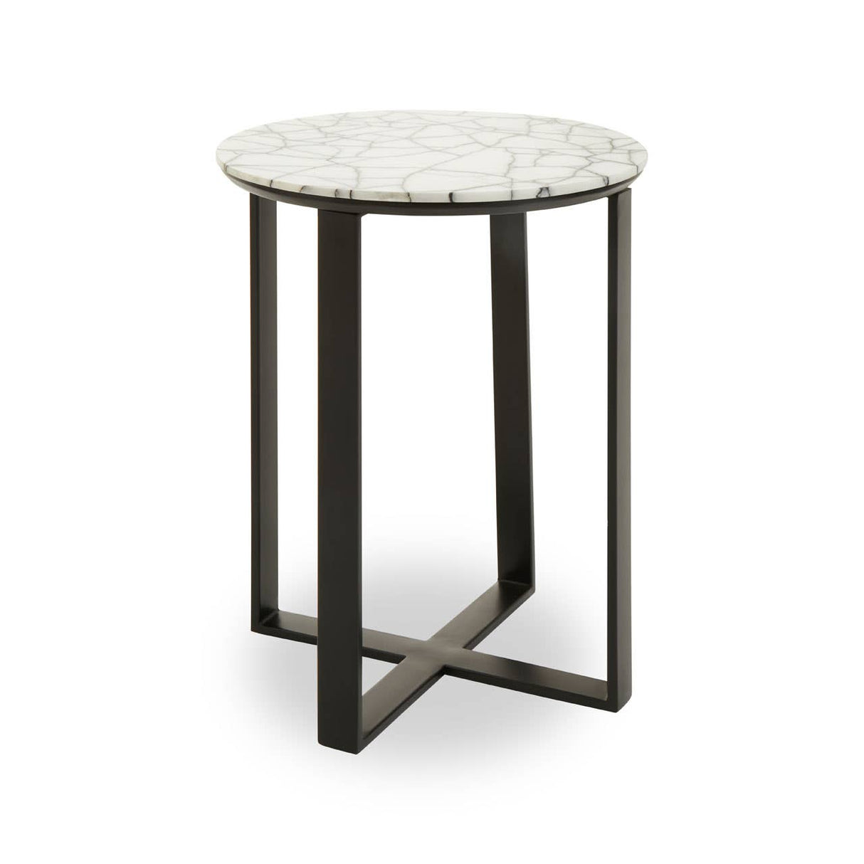 Marmara Marble Top Side Table