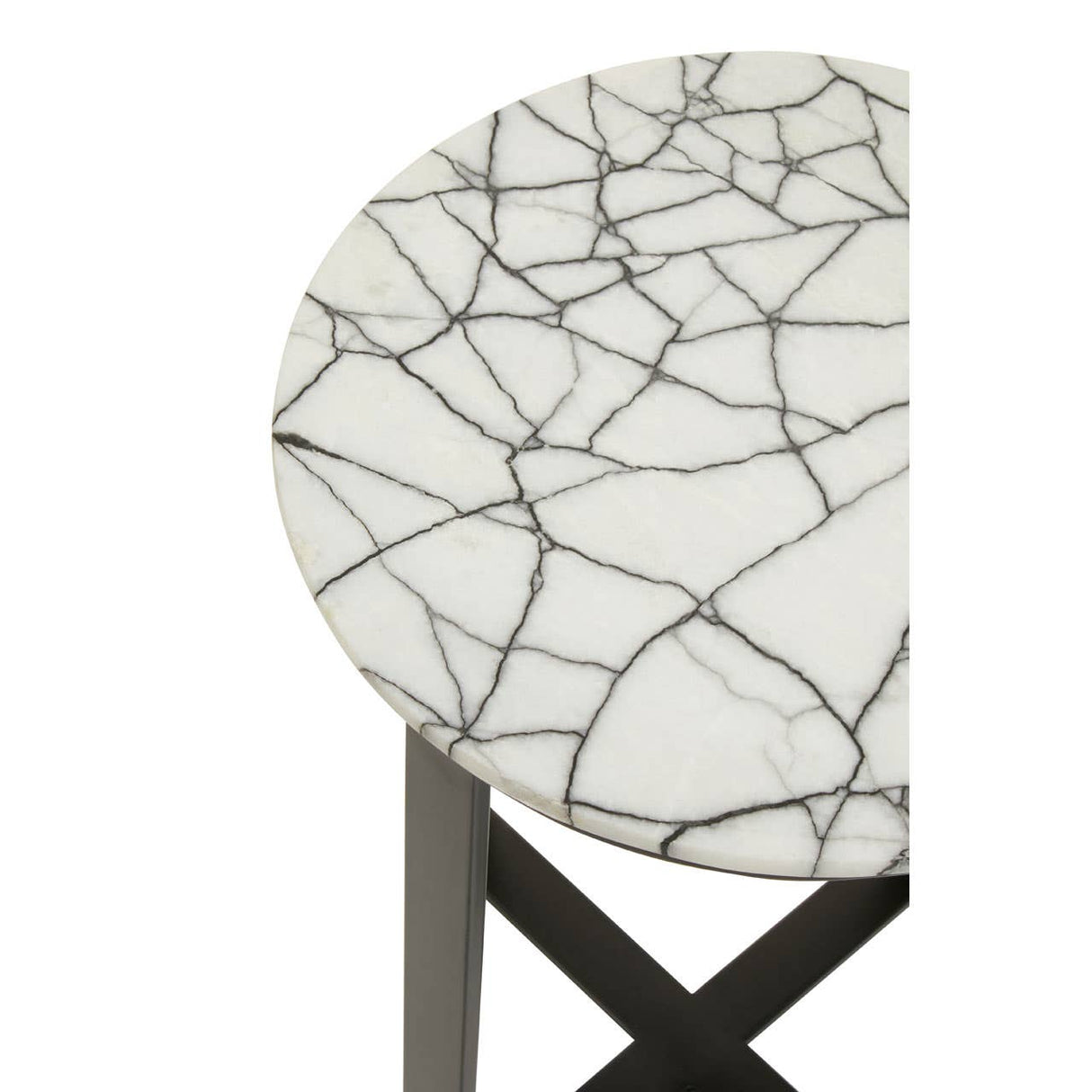 Marmara Marble Top Side Table