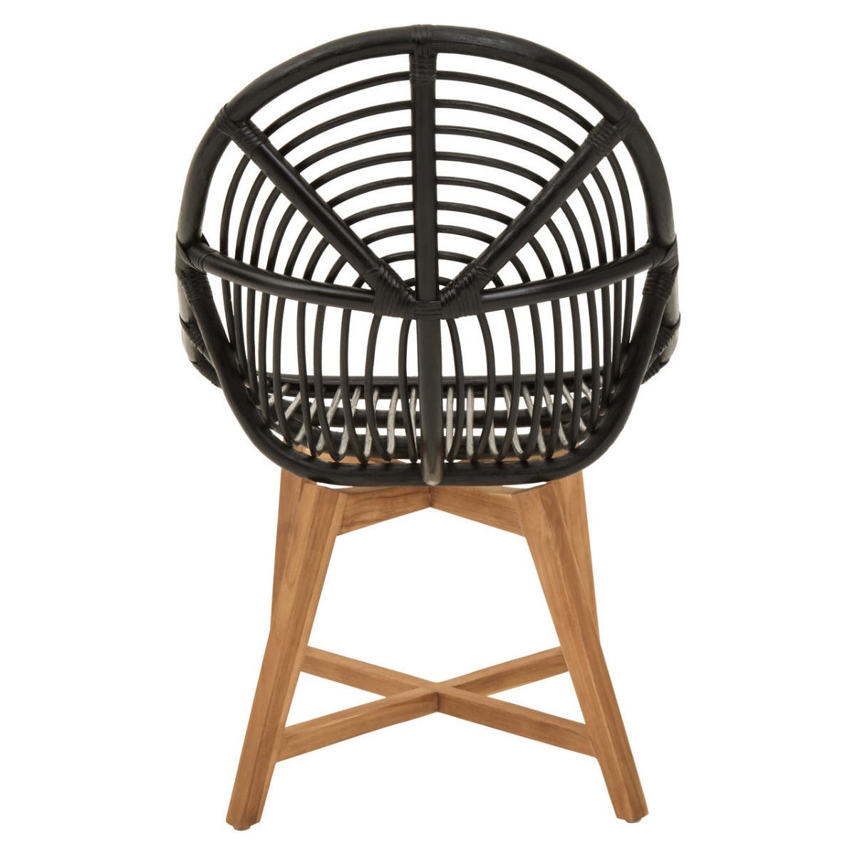 Manado Black Rattan Chair