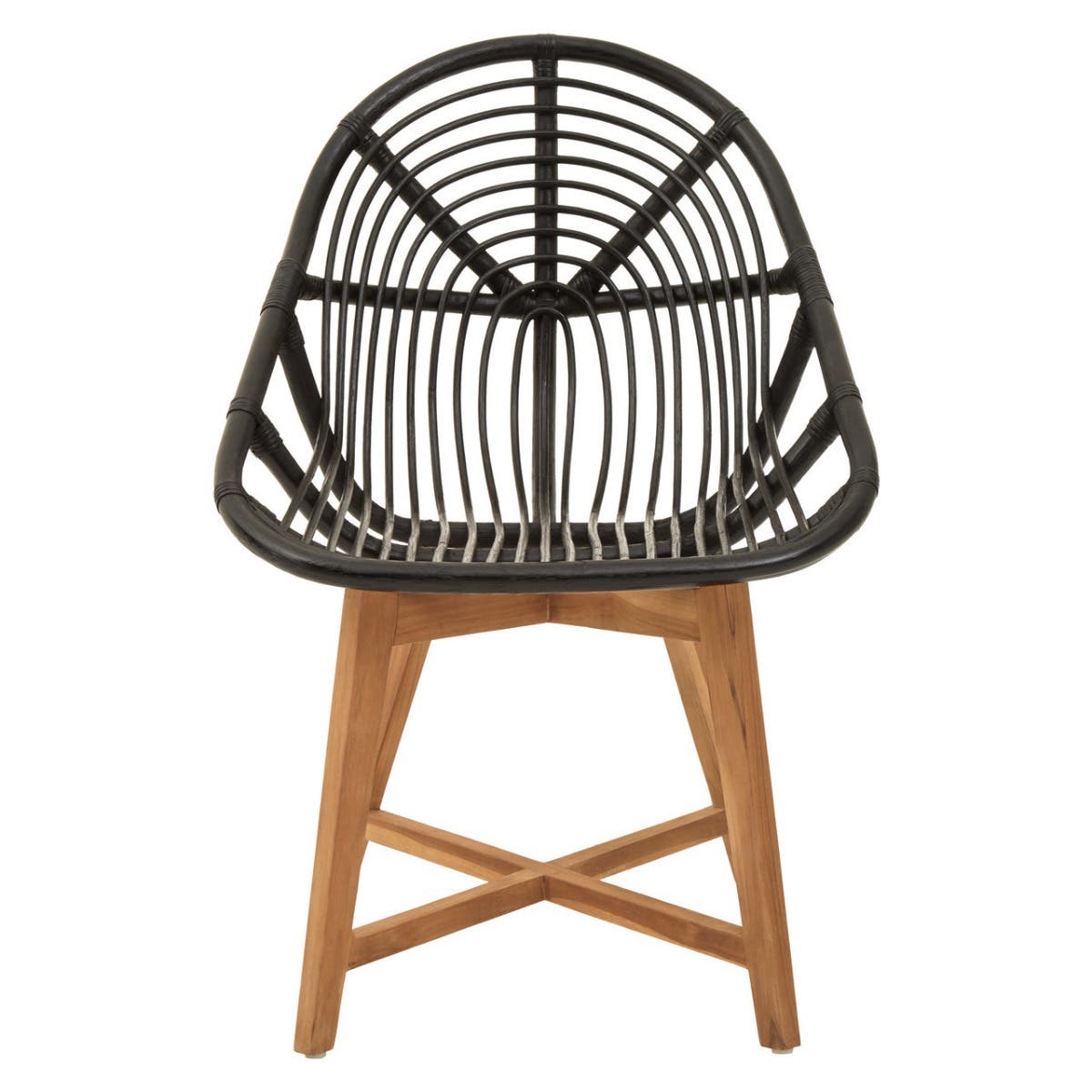 Manado Black Rattan Chair