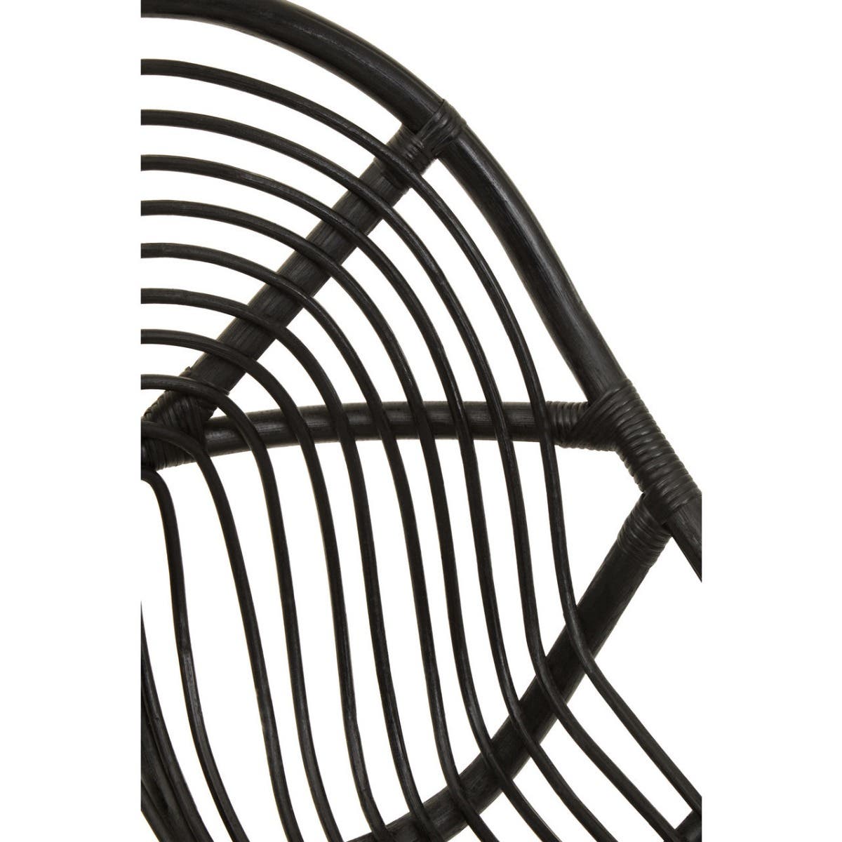 Manado Black Rattan Chair