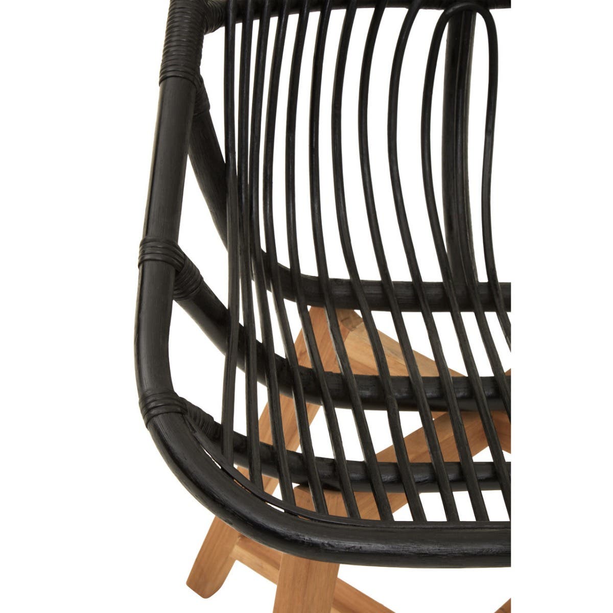 Manado Black Rattan Chair