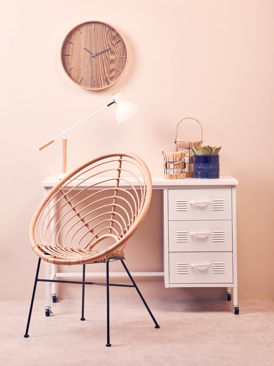 Java Natural Rattan Round Chair