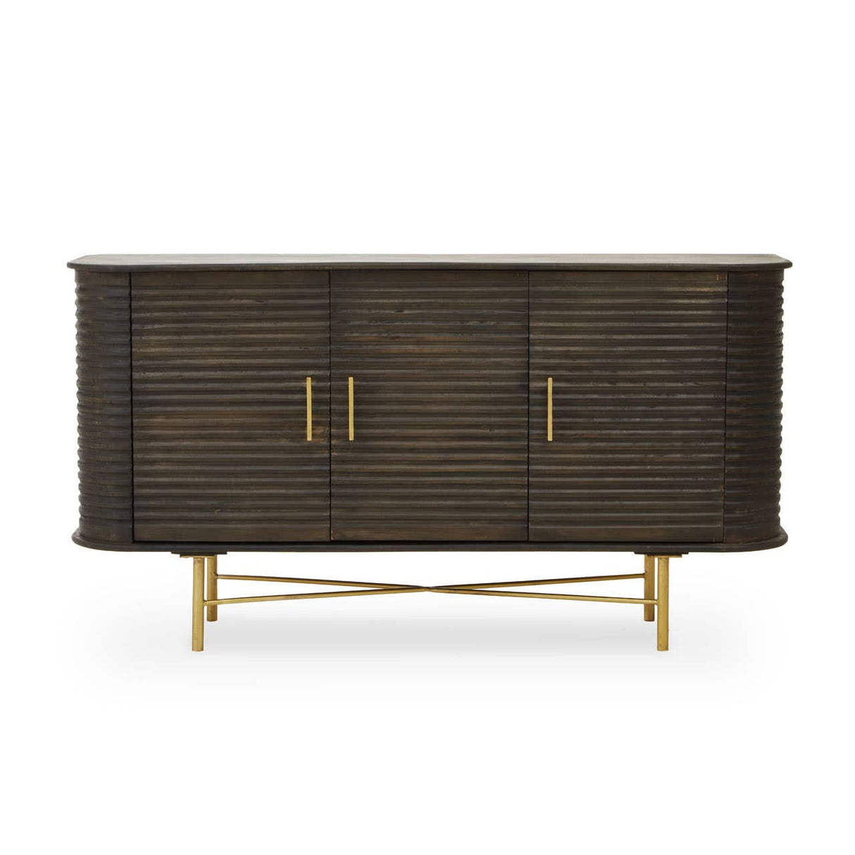 Rustic Mango Wood Sideboard Cabinet