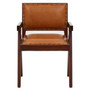 Inca Tan Leather Dining Chair
