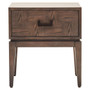 Dimaro Antique Grey One Drawer Side Table