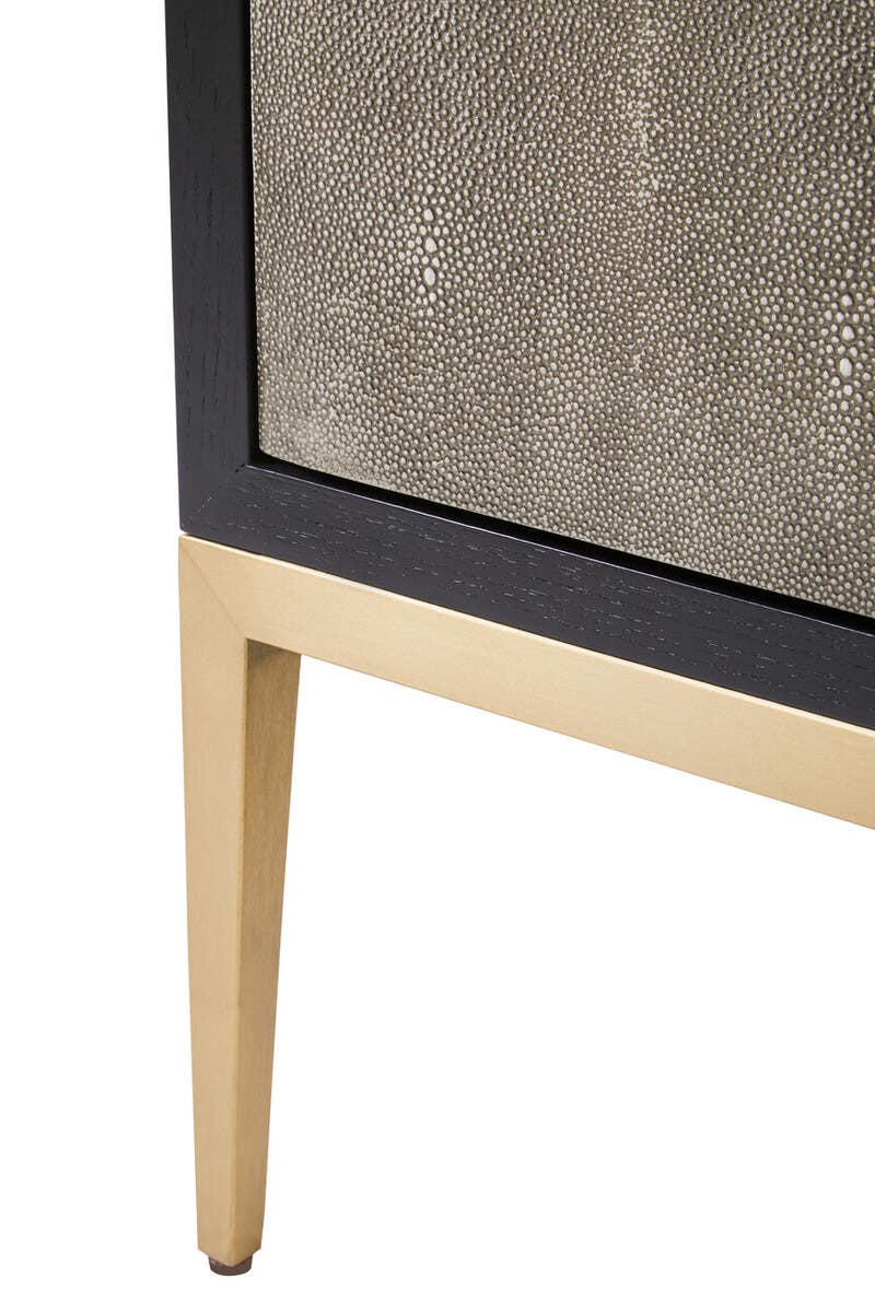 Deruta Grey Shagreen Sideboard