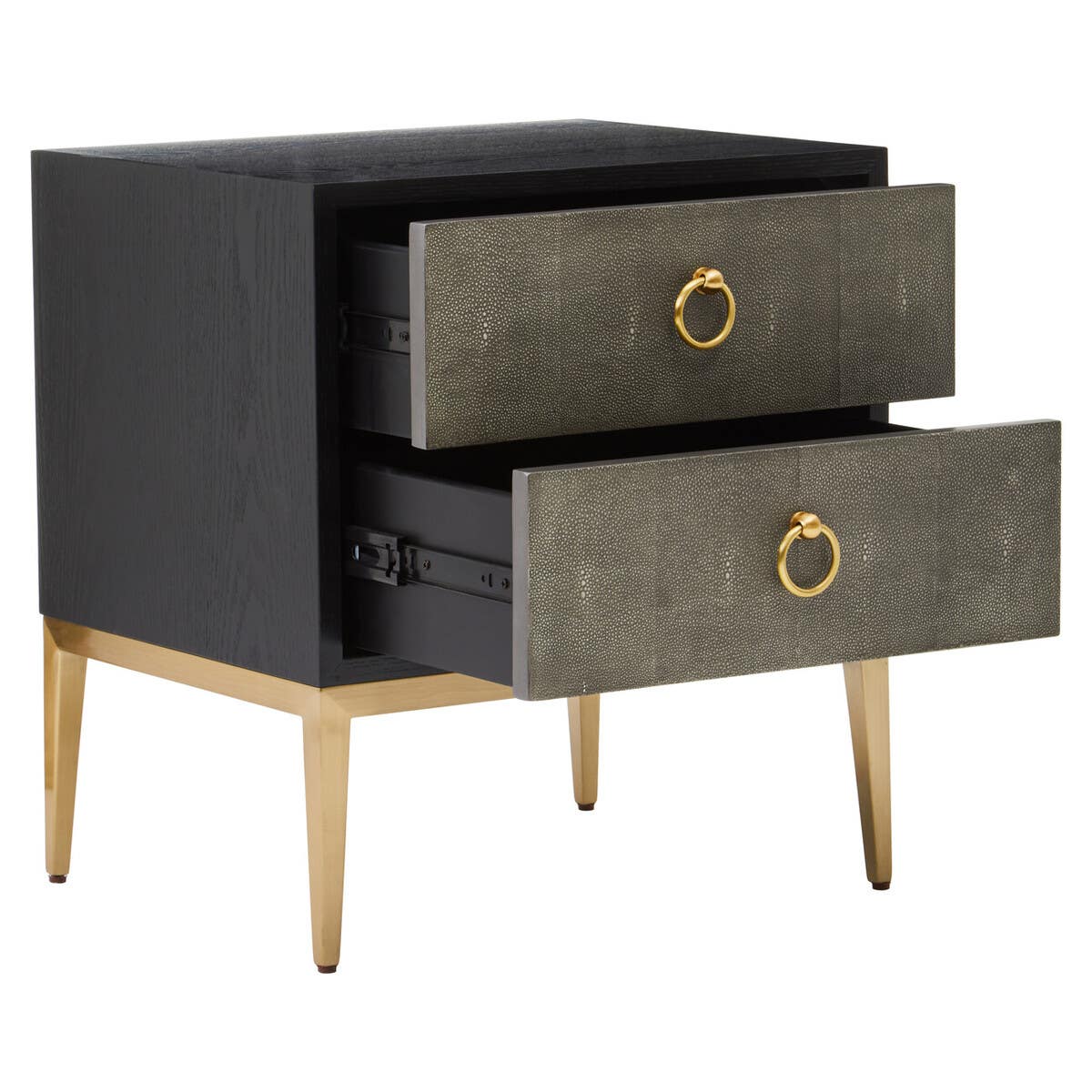 Deruta Grey Shagreen Chest