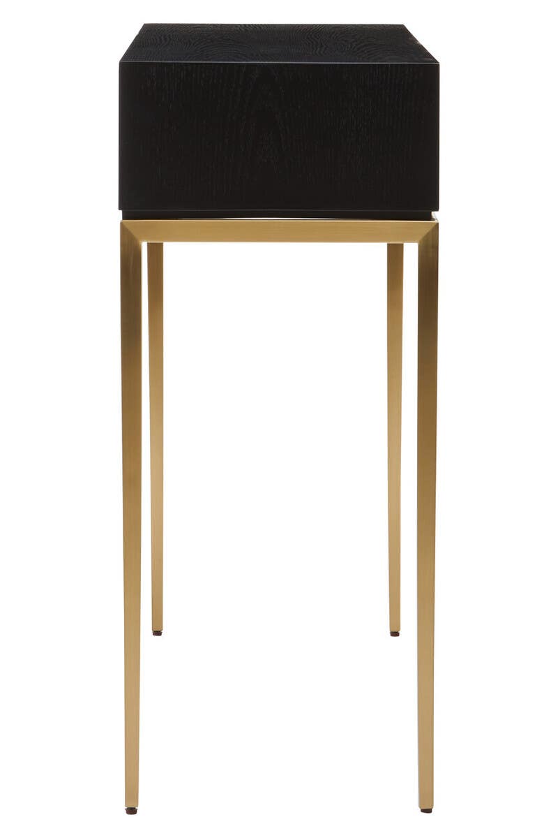 Deruta Grey Shagreen Console Table