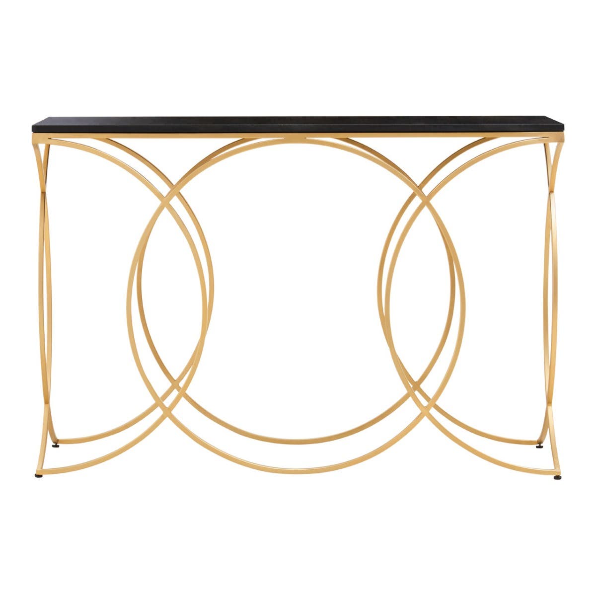 Kia Black Console Table