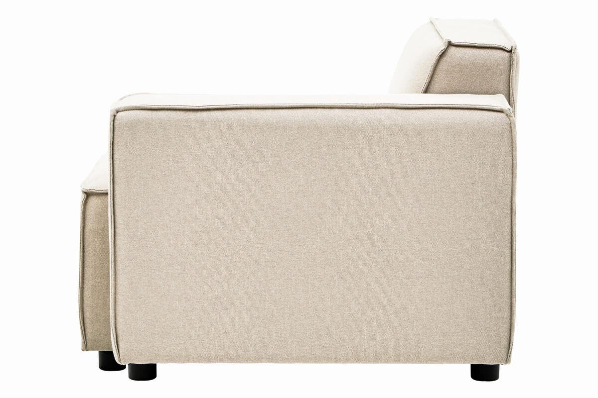 Toulouse Cream Fabric Left Arm Sofa