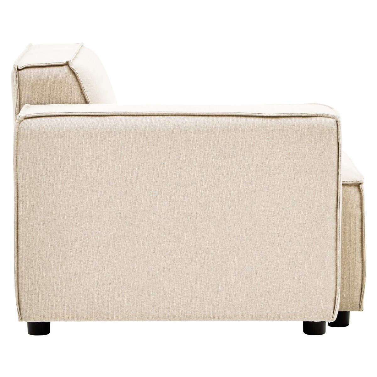 Toulouse Cream Fabric Right Arm Sofa