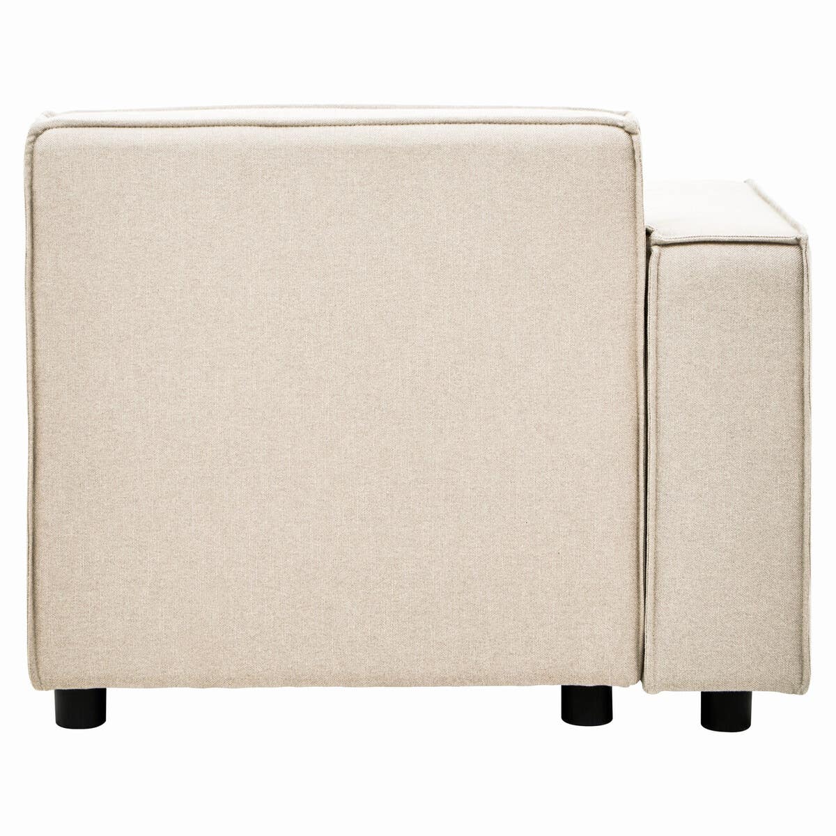 Toulouse Cream Fabric Right Arm Sofa