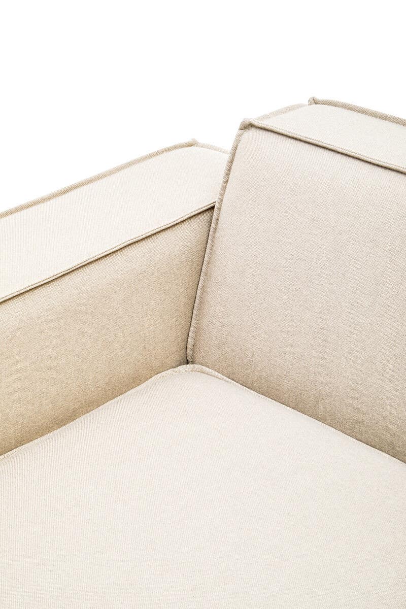 Toulouse Cream Fabric Right Arm Sofa