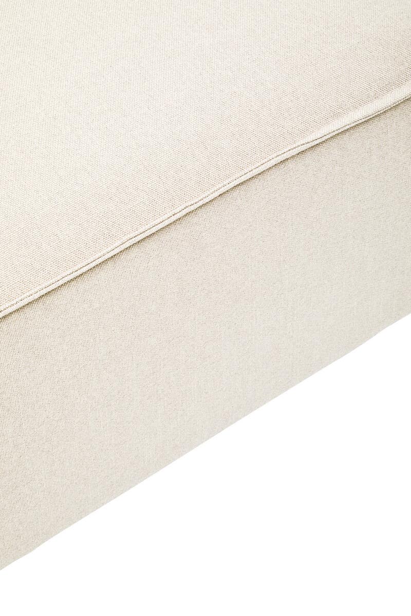 Toulouse Cream Fabric Sofa Ottoman