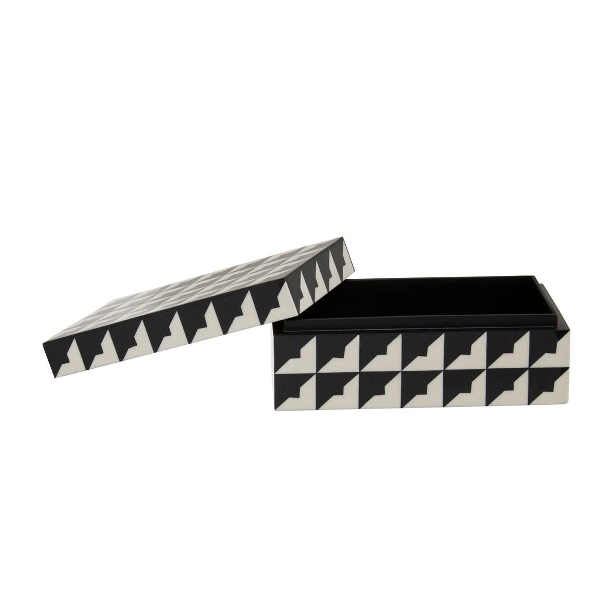 Davino Black and White Small Trinket Box