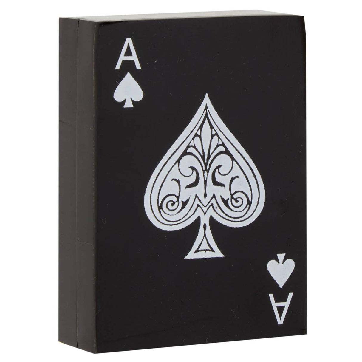 Churchill Games Black and White Card Box with Playing Cards