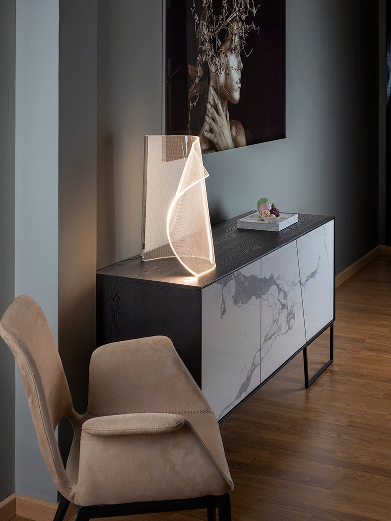 Chrome Elegance Table Lamp