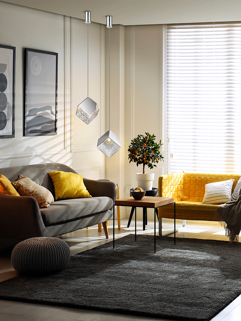 Radiant Elegance Chrome Table Lamp