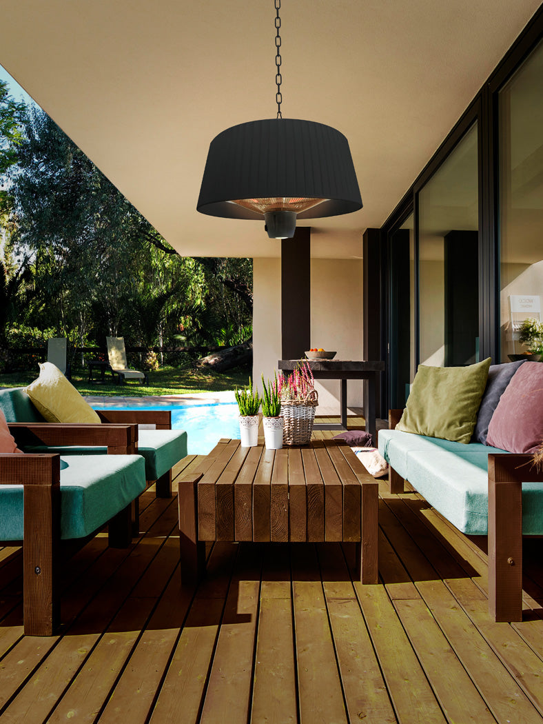 Sleek Suspension Ceiling Heater 1500W with LED Light