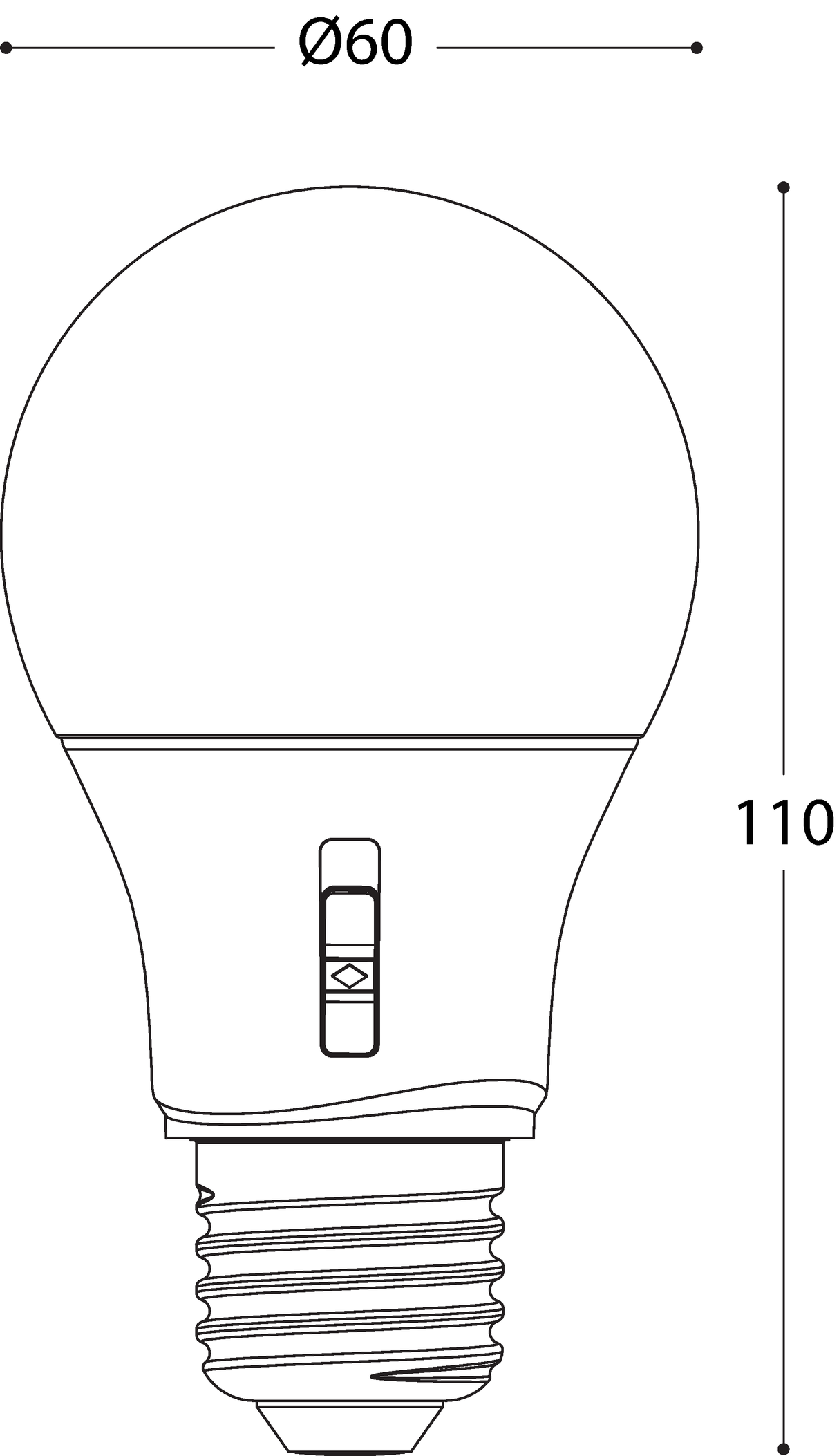 8.5W 920lm E27 LED CCT, Lamp
