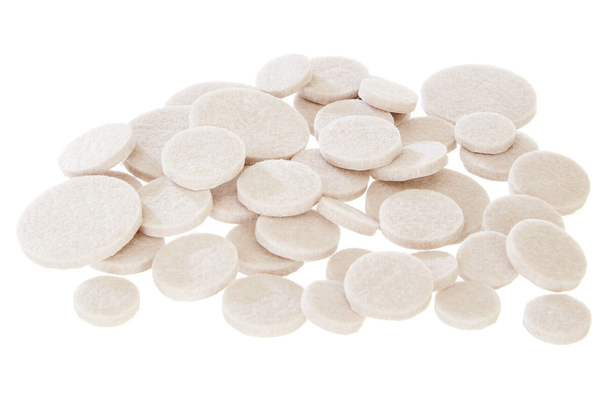Feltrini 80 Pieces Beige Adhesive Felt Pads