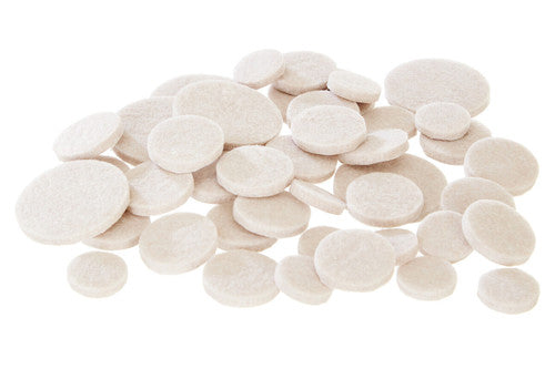 Feltrini 80 Pieces Beige Adhesive Felt Pads