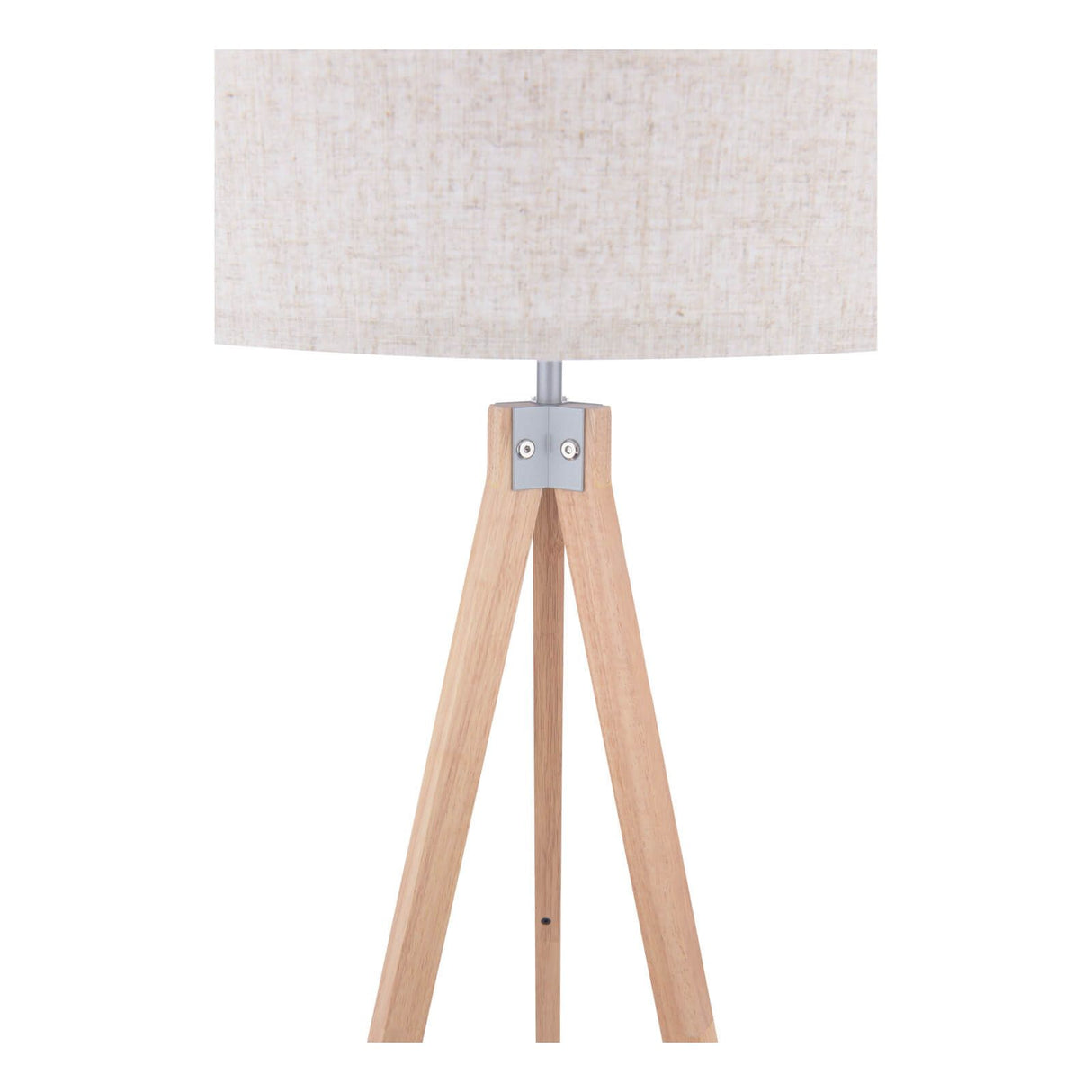 Armitage Tripod Floor Lamp Light Wood With Shade