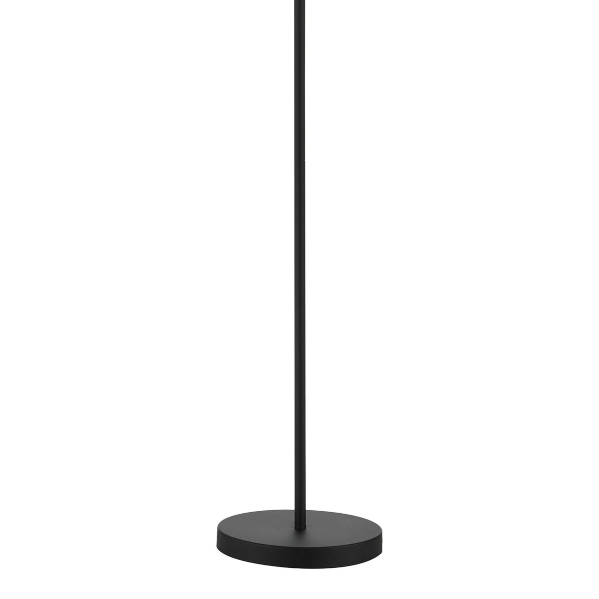 Ashworth 3 Light Floor Lamp Matt Black and Polished Chrome