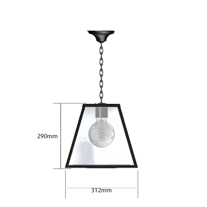 Contemporary hanging lantern 0.29m (BH02)