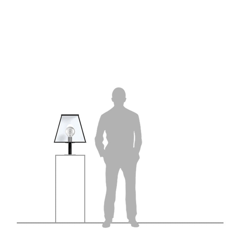 Contemporary pier light in galvanised steel 0.53m (BRP1)