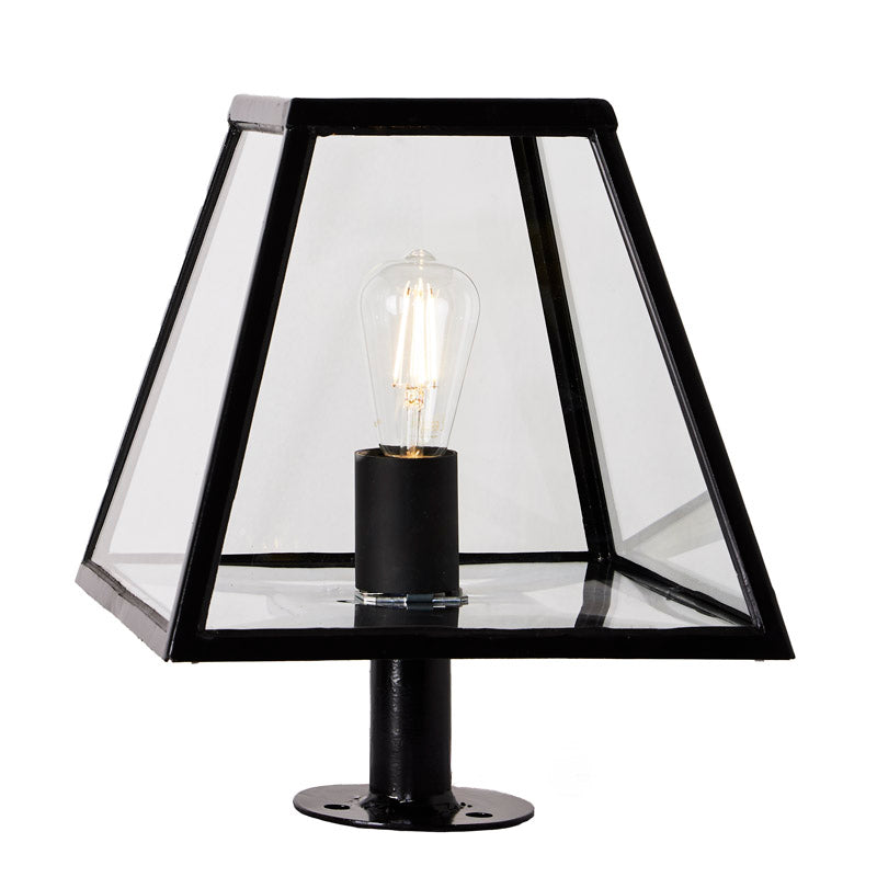 Contemporary pier light in galvanised steel 0.38m (BRP2)