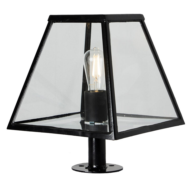 Contemporary pier light in galvanised steel 0.38m (BRP2)