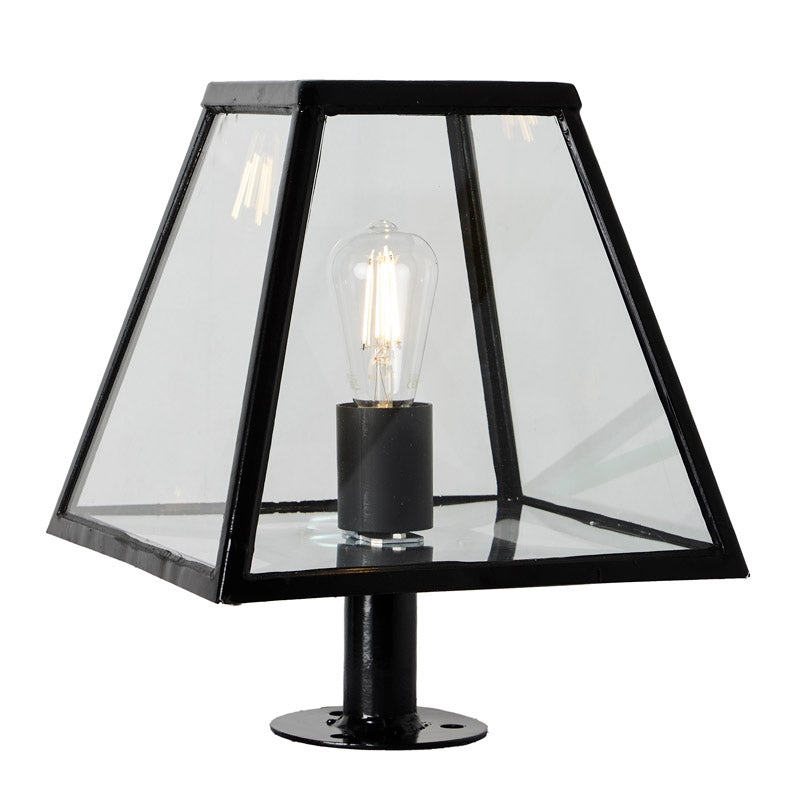 Contemporary pier light in galvanised steel 0.38m (BRP2)