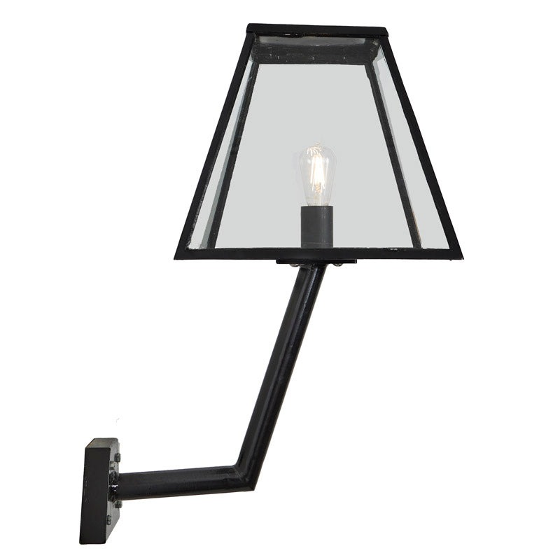 Contemporary wall light with angled bracket 0.78m (BRW1)