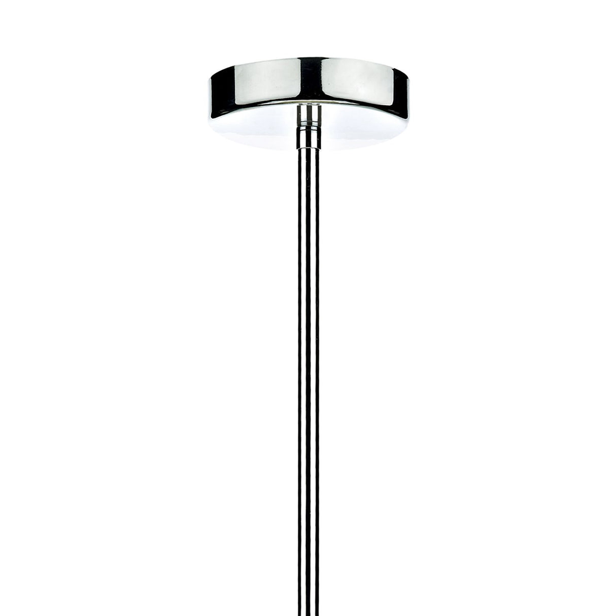 Cream and Chrome Trio Bar Pendant Light