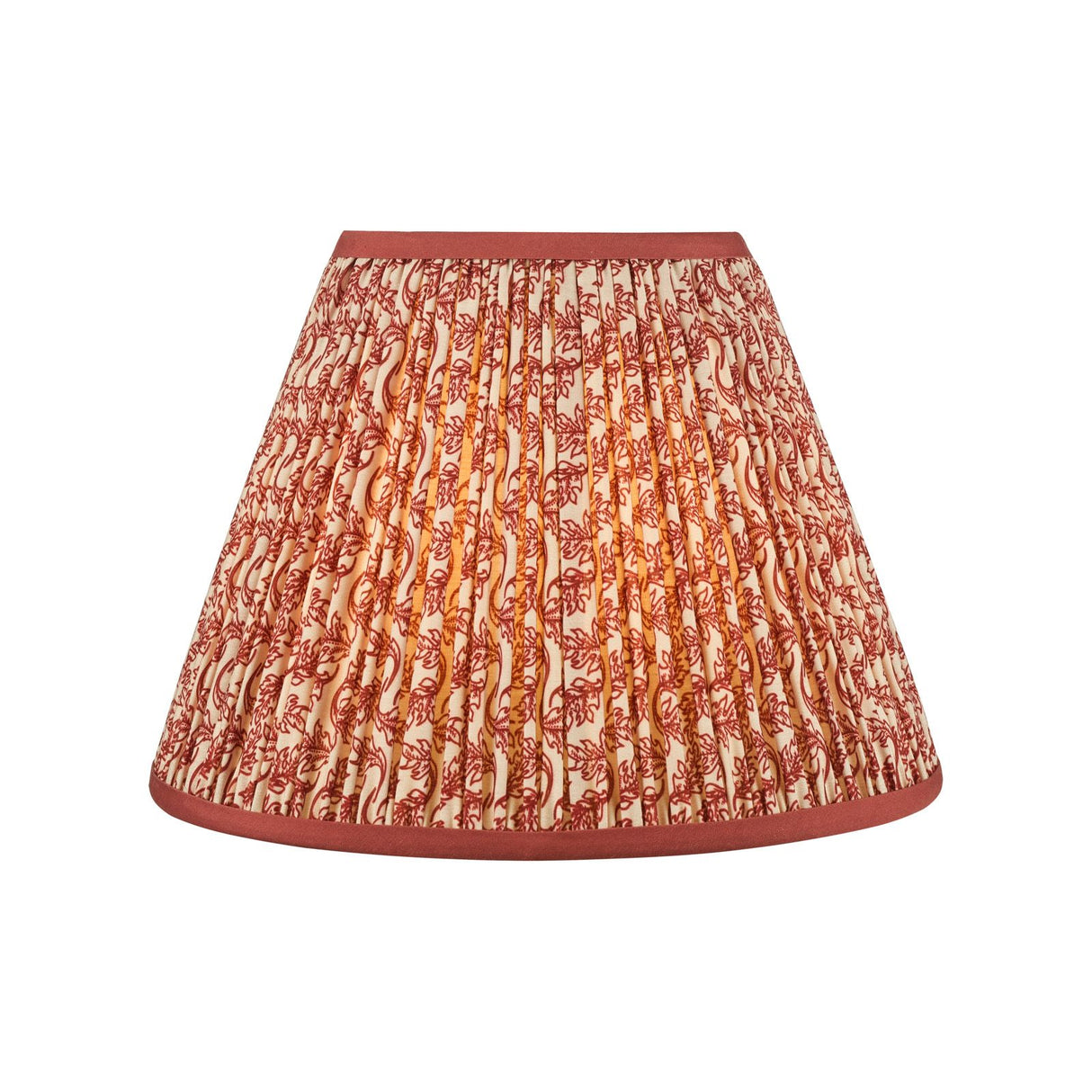 Esther Red Cotton Empire Shade 30cm 30cm