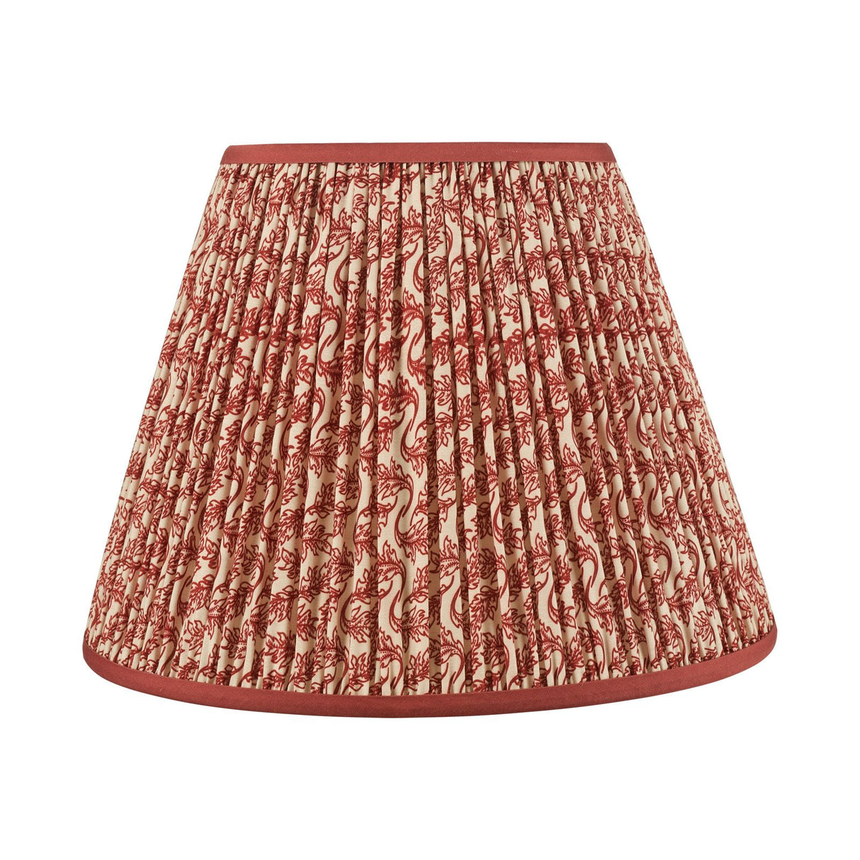 Esther Red Cotton Empire Shade 35cm 35cm