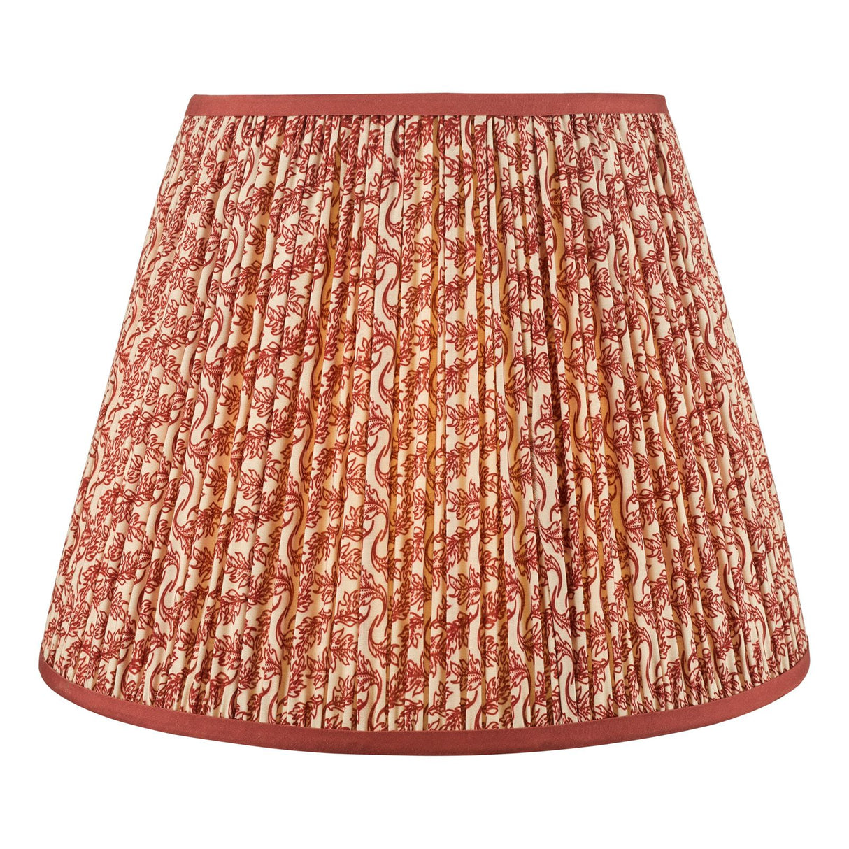 Esther Red Cotton Empire Shade 40cm 40cm