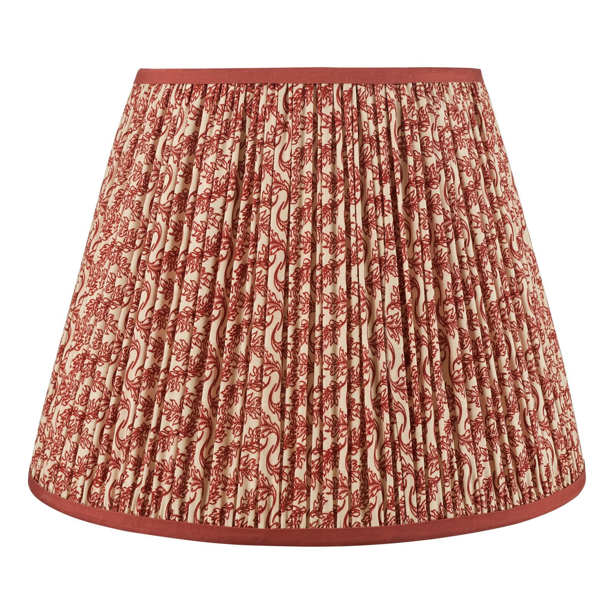 Esther Red Cotton Empire Shade 40cm 40cm