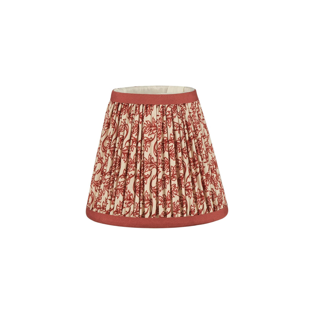 Esther Red Cotton Empire Shade 15cm 15cm