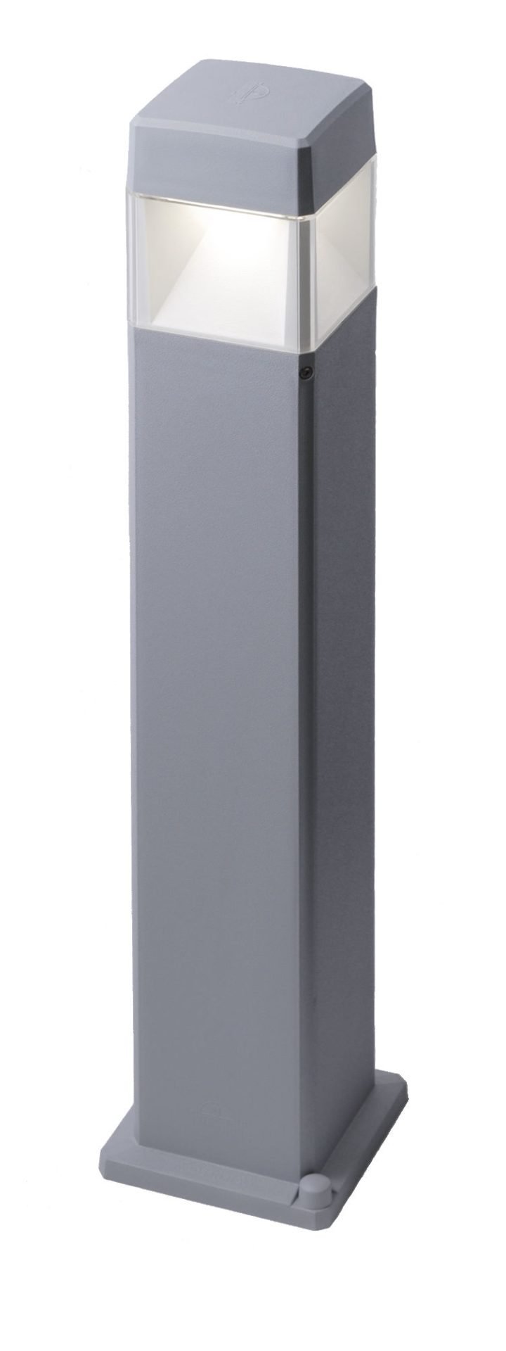 Elisa 800 10W GX53 LED CCT, Bollard, Grey/Clear