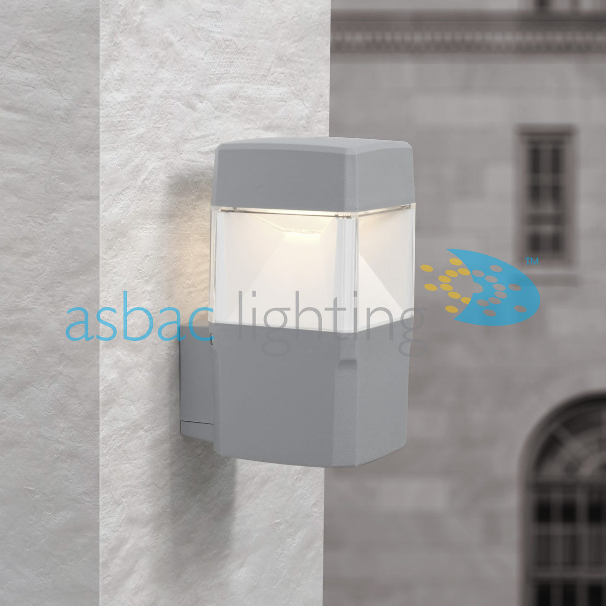 Elisa Applique 10W GX53 LED CCT, Wall Light, Black/Clear